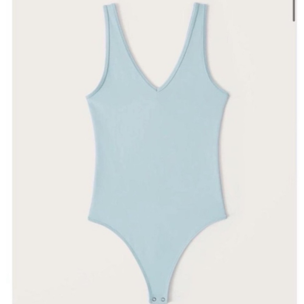 Blue Abercrombie Seamless bodysuit